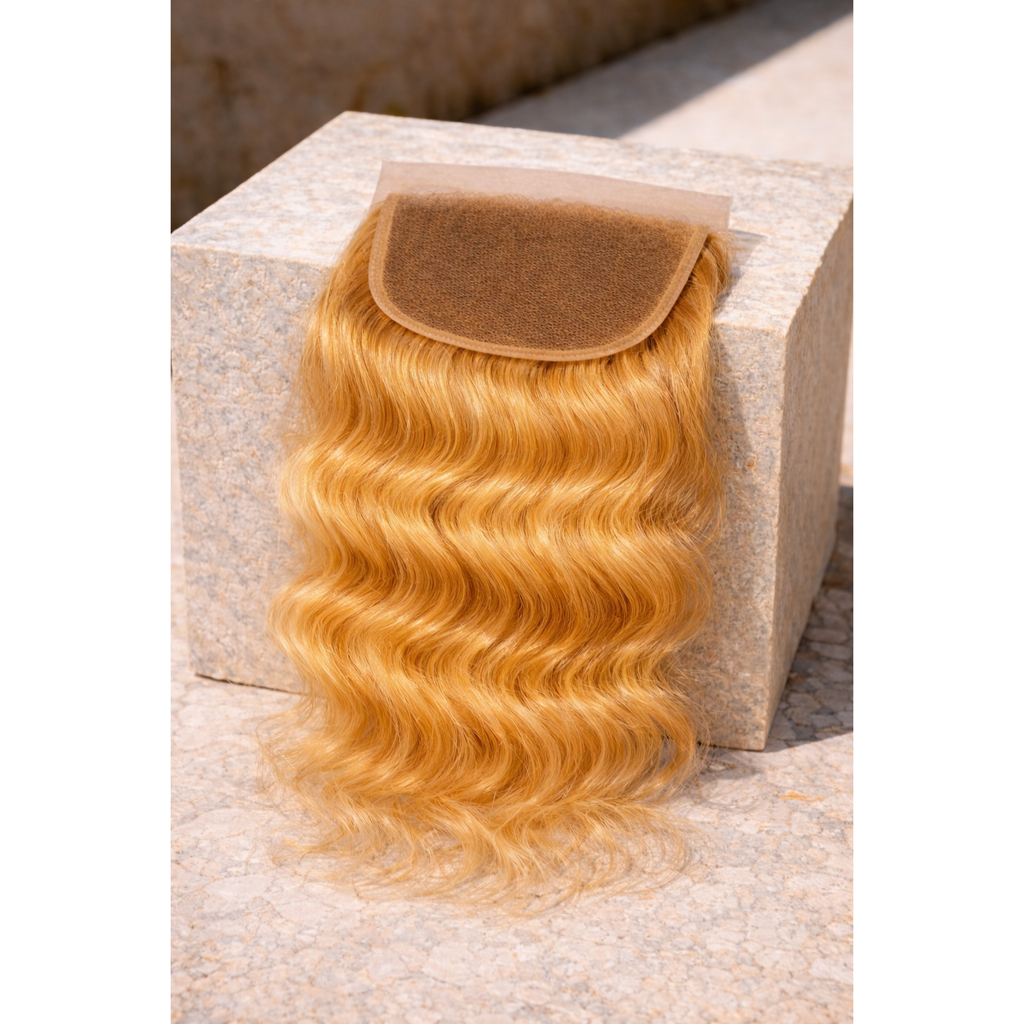 Honey Blonde Body Wave 5x5 HD Closure