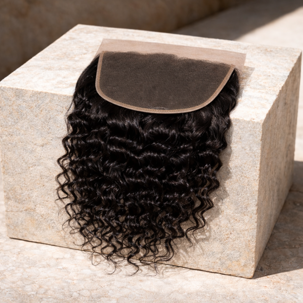 Burmese Curly 4x4  Lace Human Hair Closure