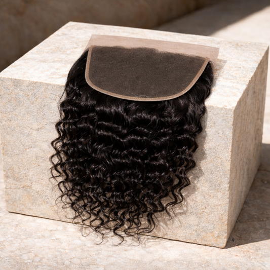 Burmese Curly 4x4  Lace Human Hair Closure
