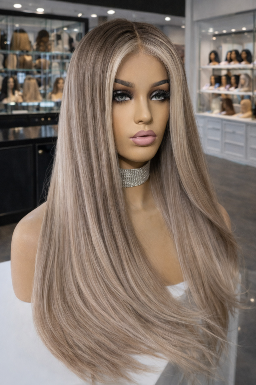 Fancy Glueless 5x5 HD Closure Wig