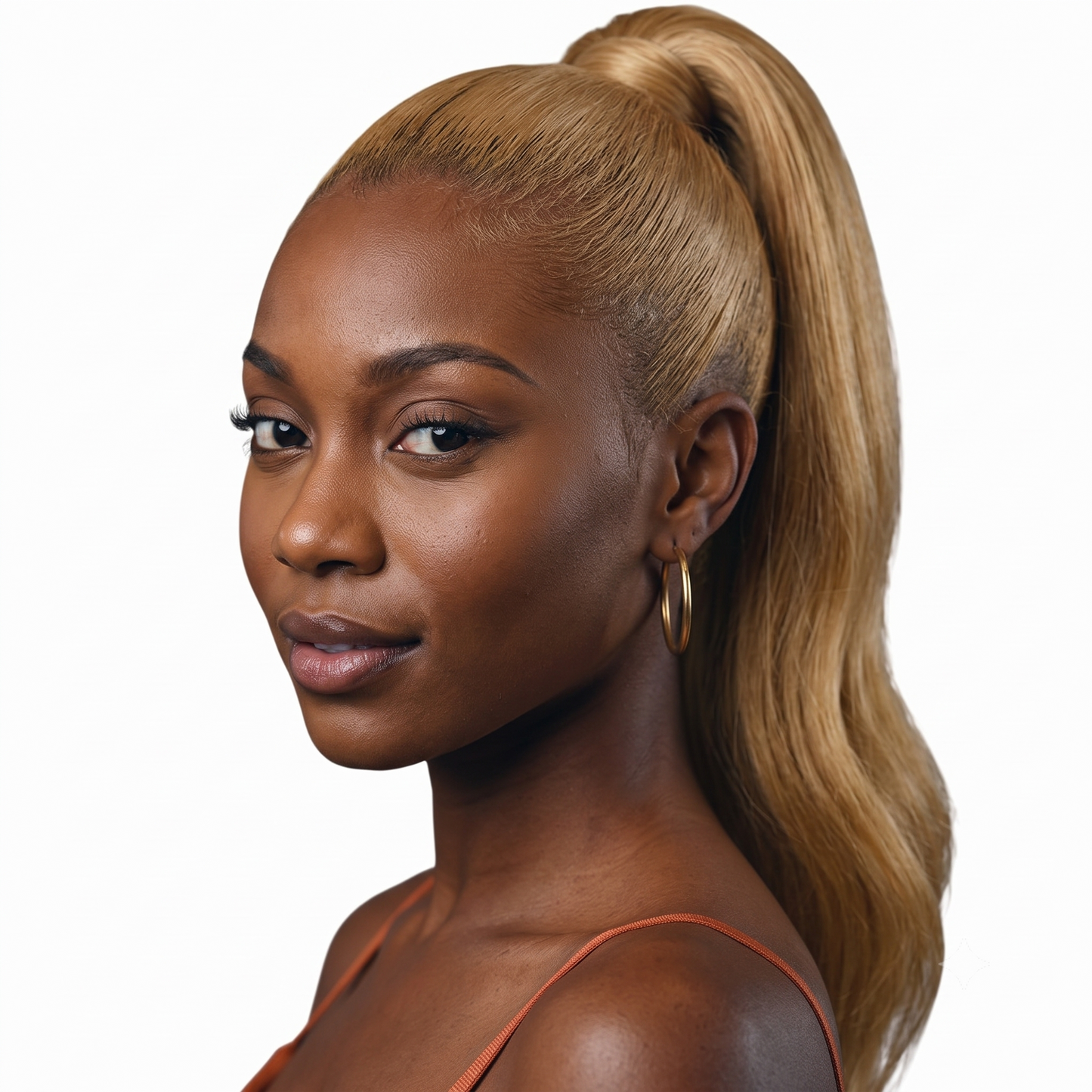 Platinum Blonde Ponytail