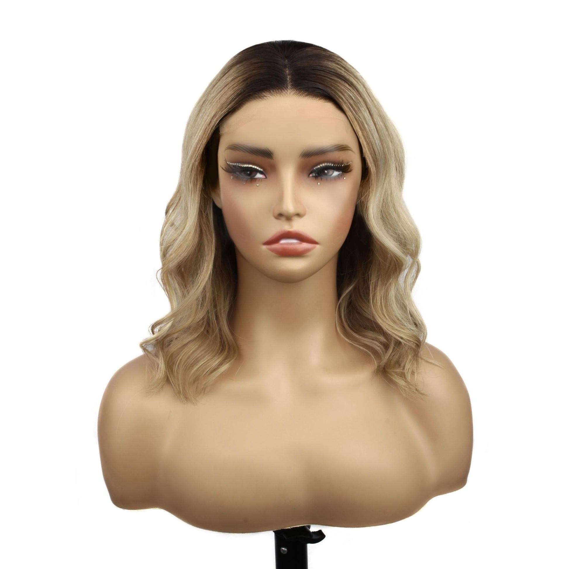 Golden Wave Glueless 5x5 HD Closure Bob Wig