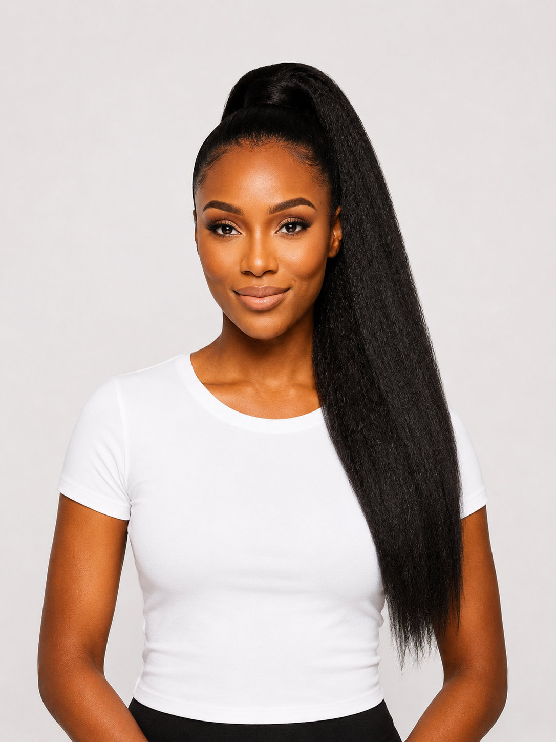 Kinky Straight Ponytail