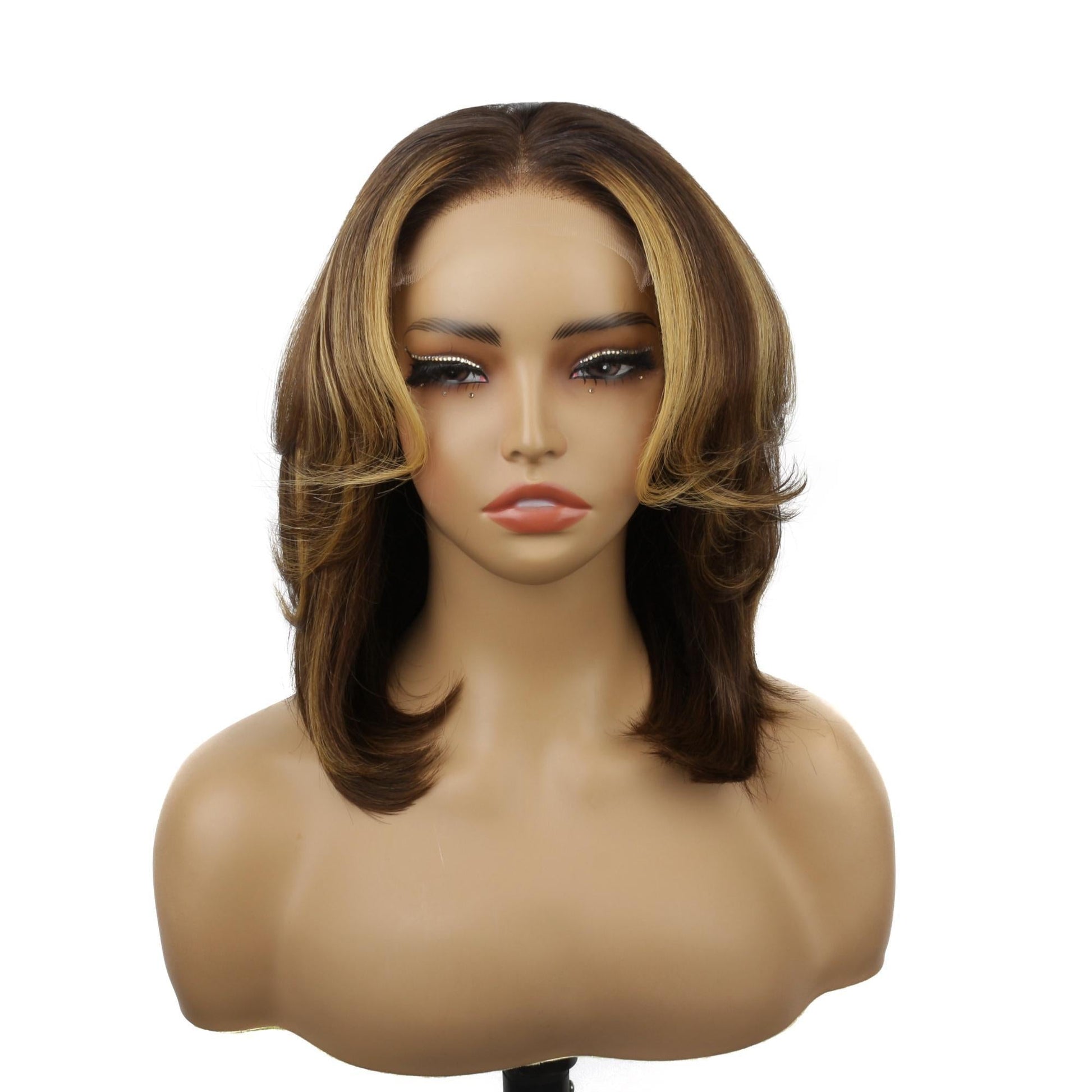 Toffee Flip Glueless 5x5 HD Lace Closure Bob Wig