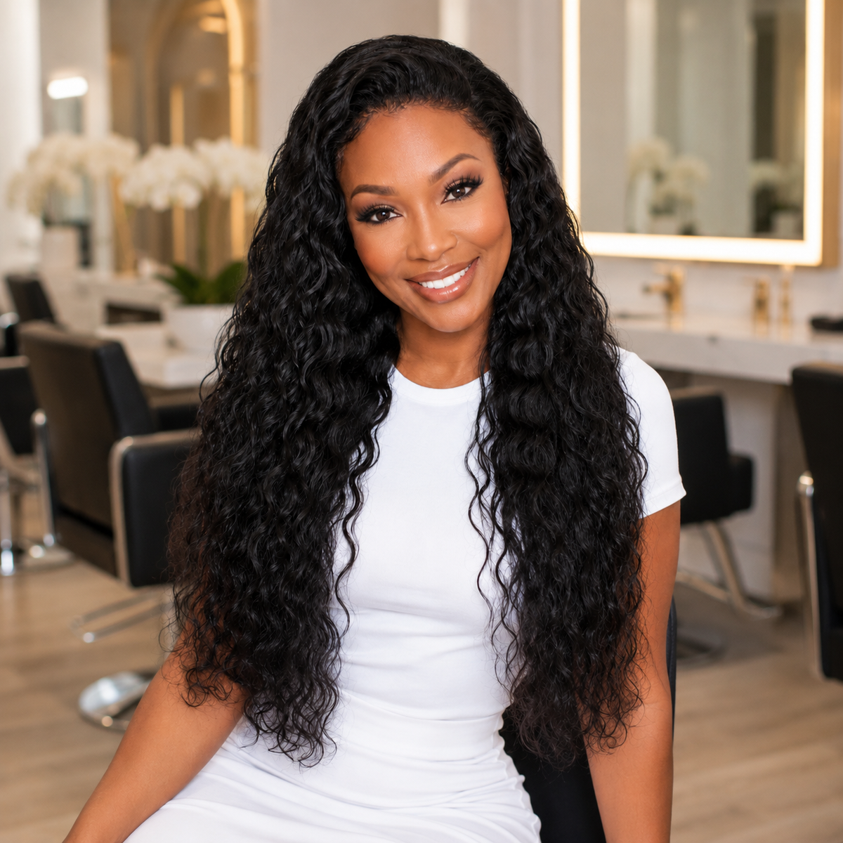Water Wave Half Wig