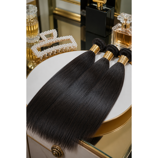 Yaki Straight 100% Human Hair Bundle Deal
