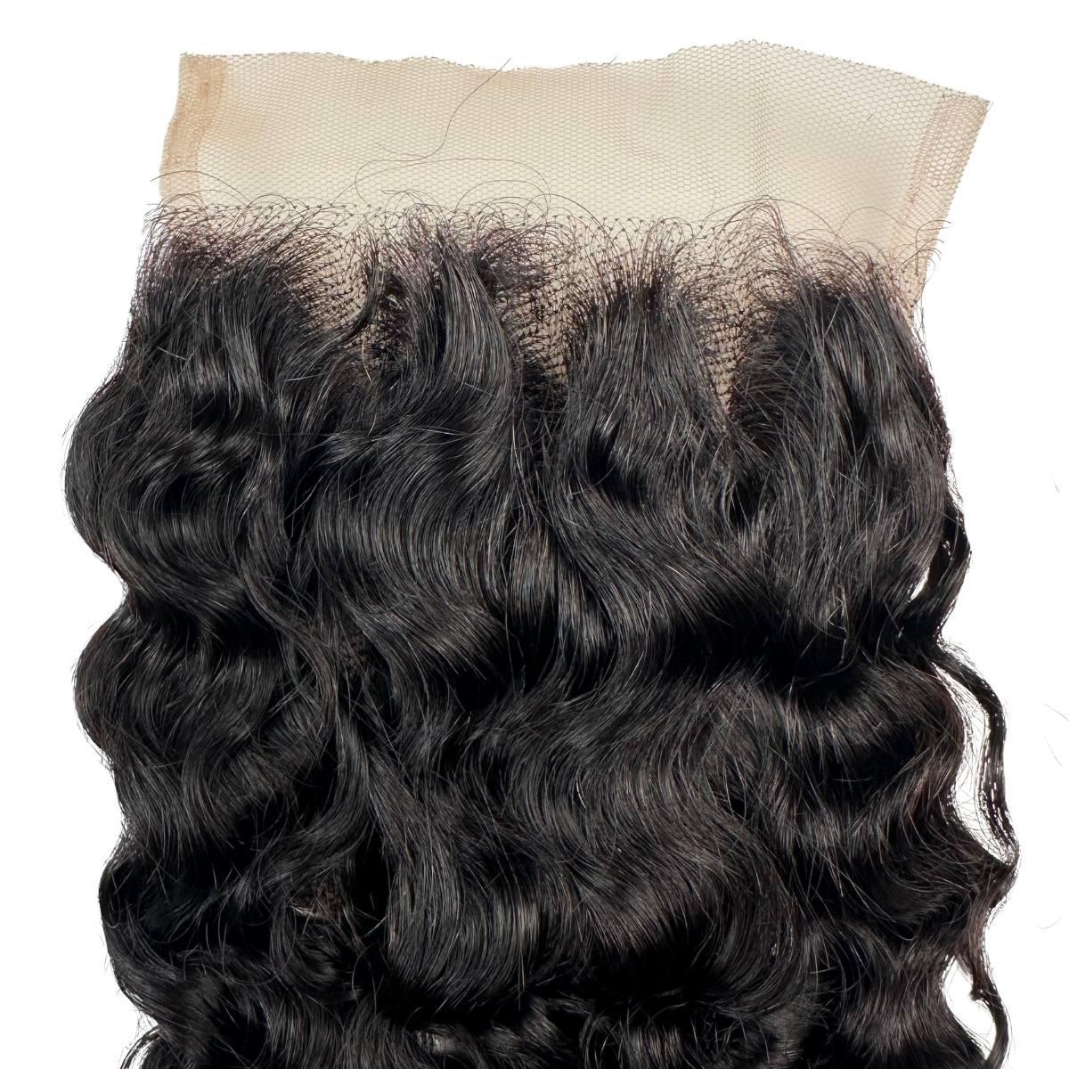 Burmese Curly 4x4  Lace Human Hair Closure