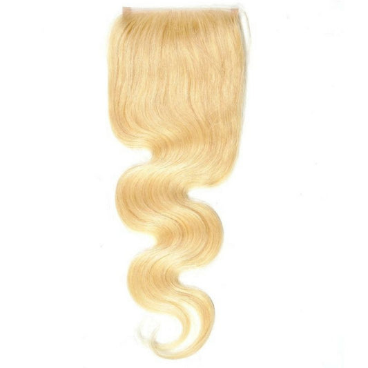 Blonde Body Wave Closure - Goddess Made Hair LLC