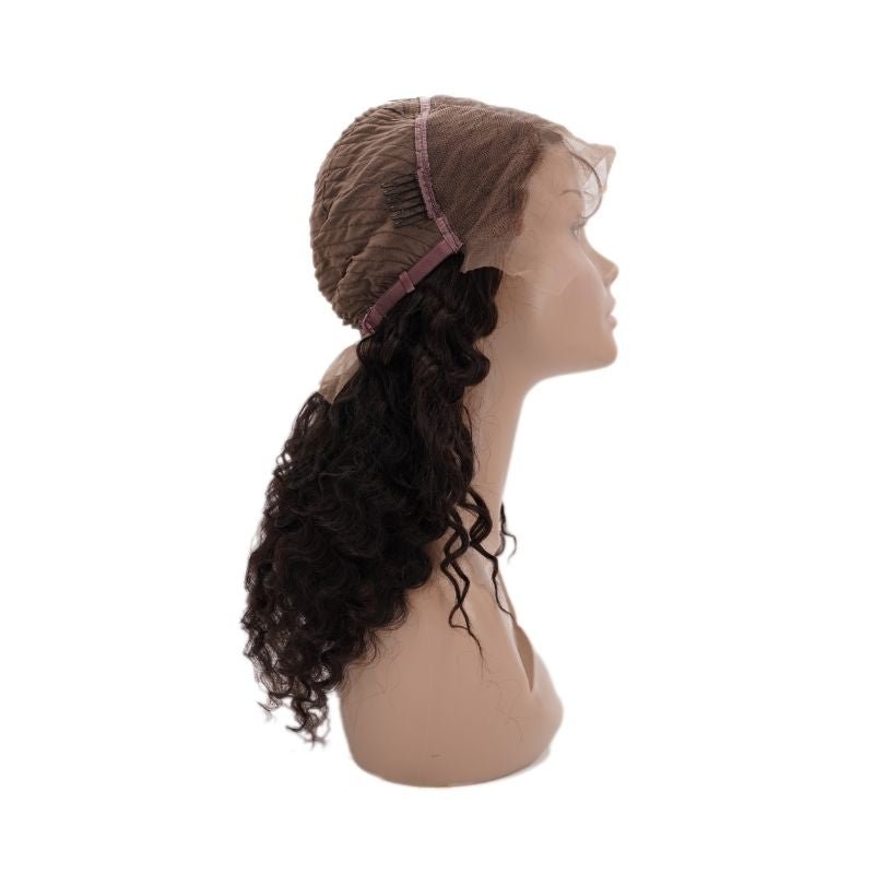 Deep Wave Transparent Lace Front Wig - Goddess Made Hair LLC